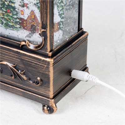 Светильник настольный новогодний 14х8х27 см / NG206-29 /уп 12/ музыкальный