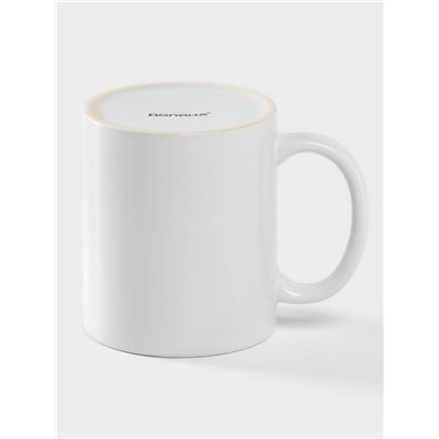 Кружка - хамелеон Доляна Warm up, 350 мл, керамика, белая