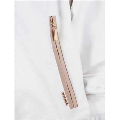 Худи на молнии из петельчатого футера двухнитки с эластаном без начеса