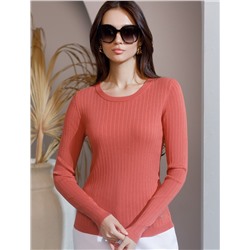 Джемпер тонкой вязки из вискозы с нейлоном