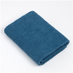 Полотенце махровое «Экономь и Я», 70×130 см, хлопок 100%, 350 г/м², синее
