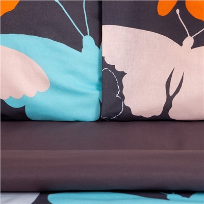 Постельное бельё 2-спальное «Этель» Butterflies, поплин