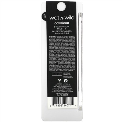 Wet n Wild, Color Icon, 5-Pan Shadow Palette, Camo-flaunt, 0.21 oz (6 g)