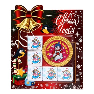 Новогодний шоколадный набор, 55 г