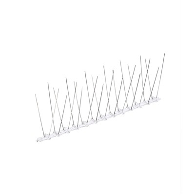 Отпугиватель для птиц, 25×10 см, шипы противоприсадные 20 шт., 2 ряда, Greengo