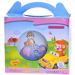 25600 Набор детский 3пр "СЛОНИК" LR (х12)