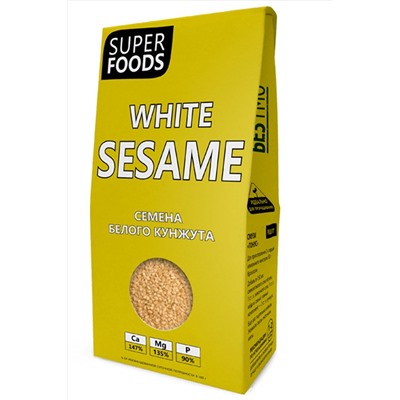 Кунжут белый семена 150г ЭКОПРОДУКТЫ, 1187170