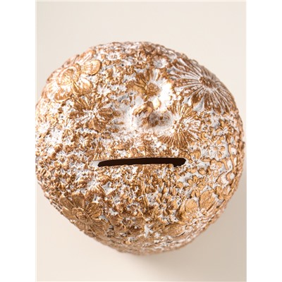 Копилка для денег полистоун «Яблоко», 9.5×8.5 см