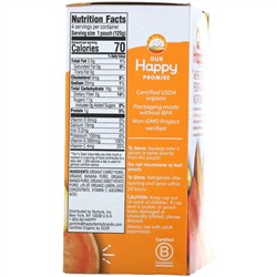 Happy Family Organics, "Обожаю свои овощи" из серии "Счастливый карапуз", органическая фруктово-овощная смесь c морковью, бананом, манго и бататом, 4 пакета по 4,22 унции (120 г)