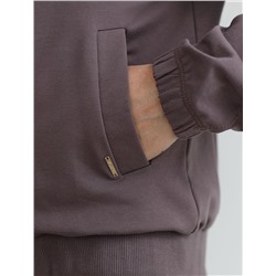 Бомбер среднего объема на молнии с карманами из эластичного футера двухнитки