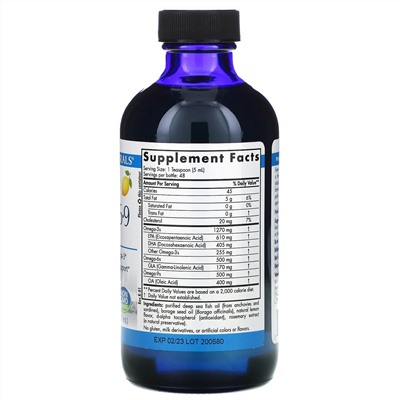 Nordic Naturals, ProEFA - 3-6-9, Lemon , 8 fl oz (237 ml)