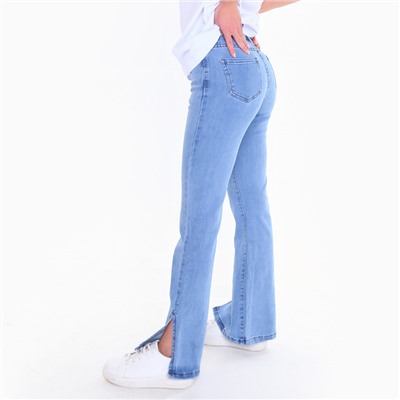 Джинсы женские, цвет серо-голубой, размер 42 (25)