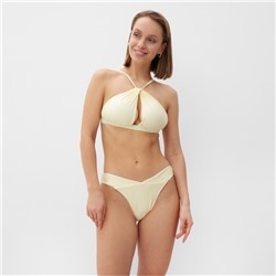 Купальник раздельный с люрексом женский MINAKU, размер 46, цвет молочный