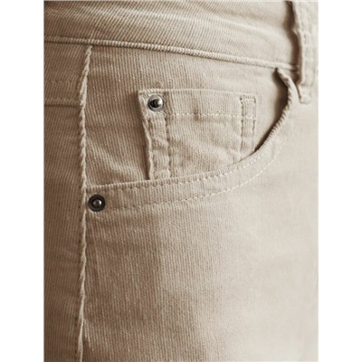 Брюки из эластичного микро-вельвета