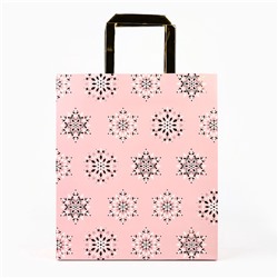 Пакет подарочный новогодний ламинированный «Яркий Новый год», M 30×26×9 см