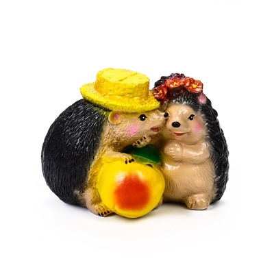 Садовая фигура из гипса «Ёжики признание в любви», 23×17×22 см