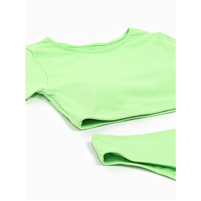 Купальник раздельный с косынкой женский MINAKU, размер 42, зелёный