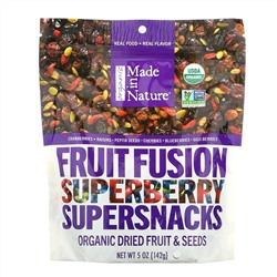 Made in Nature, Органический фруктовый Fusion Superberry Blast Supersnacks, 5 унций (142 г)