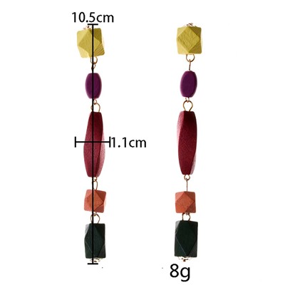 Акц -12% Серьги длинные на гвоздиках арт. 13 1027 (id 265750)