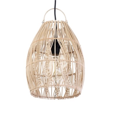 Светильник потолочный из ротанга «Альдо», 1×120 Вт, Е27, 23×23×30 см
