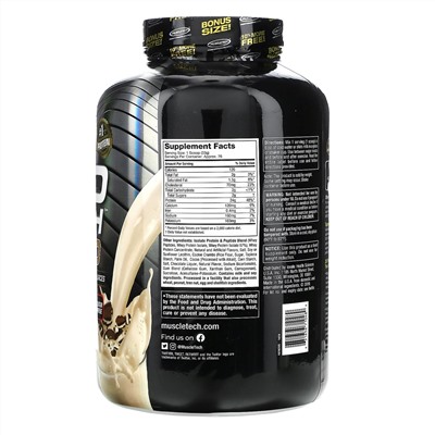 Muscletech, Nitro Tech, 100% Whey Gold, печенье с кремом, 2,51 кг (5,53 фунта)