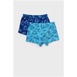Трусы трикотажные для мальчиков - боксеры, 2 шт в комплекте PLAYTODAY, 1241550