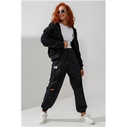 67181 толстовка женская (Винтаж черный)