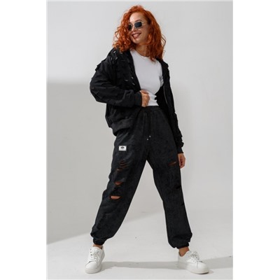 67181 толстовка женская (Винтаж черный)