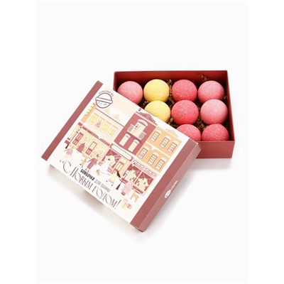 Бомбочки для ванны «С Новым годом», 12×40 г, Чистое счастье