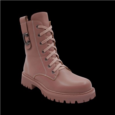 Ботинки на меху 10-11F розовые