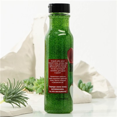 Гель для душа женский, 350 мл, аромат яблока, BEAUTY FOOD