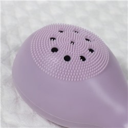 Щётка для умывания «Кит», силиконовая и поролоновая, 9.8 см, МИКС