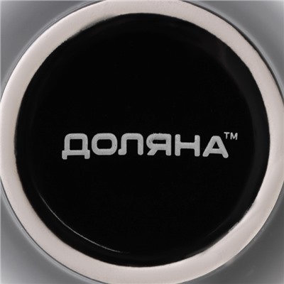 Кружка Доляна Coffee break, 300 мл, керамика, чёрная