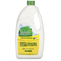 Seventh Generation, гель для посудомоечной машины, лимон, 1,19 кг (42 жидк. унции)