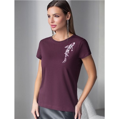 VILATTE Футболка D49.135