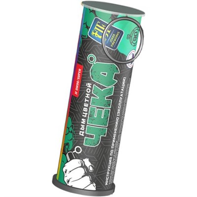 Цветной дым с чекой зеленый JF DM90/super_G (Joker Fireworks)