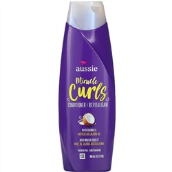 Aussie, Miracle Curls, кондиционер, кокосовое масло и масло австралийского жожоба, 360 мл (12,1 жидк. унции)