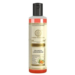 Khadi Natural Гель для душа с Апельсином и Лемонграссом 210 мл