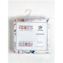 Скатерть Этель «Цыплята и куличи» 110×147 см, 100% хлопок, саржа 190 г/м²