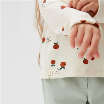 Лонгслив детский KAFTAN Oranges, размер 34 (122-128 см)