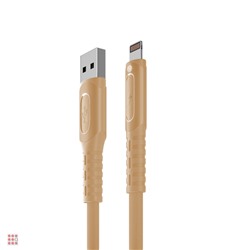 Кабель для зарядки Экстрим iP, 1м, 2.4A, Быстрая зарядка, ткань
