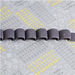 Пенал школьный, 3 секции, 12.5×20.5×5.5 см «Цветок»