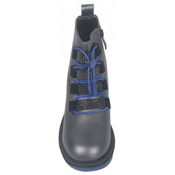 B-9568-D серебро Ботинки деми для девочек (32-37)/8