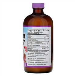 Bluebonnet Nutrition, Жидкий кальций, цитрат магния и витамин D3, с натуральным клубничным ароматизатором, 16 жидких унций (472 мл)