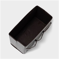 Органайзер для мелочей Доляна «Вилли», 3 кармана, 25×15×12 см, коричневый