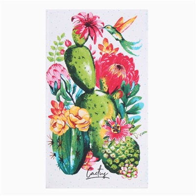 Набор полотенец кухонный «Доляна. Счастливые птички», 35×60 см-2 шт., 100% хлопок