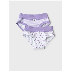 Трусы трикотажные для девочек, 2 шт в комплекте