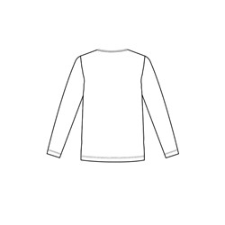 Фуфайка трикотажная для девочек (футболка)