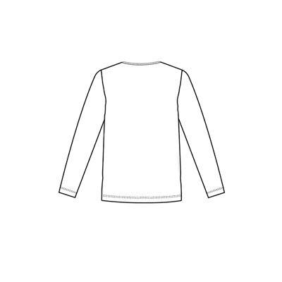 Фуфайка трикотажная для девочек (футболка)