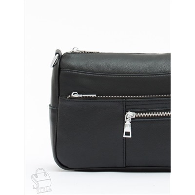 Сумка женская кожаная 2041-9NN black Natale Navetta